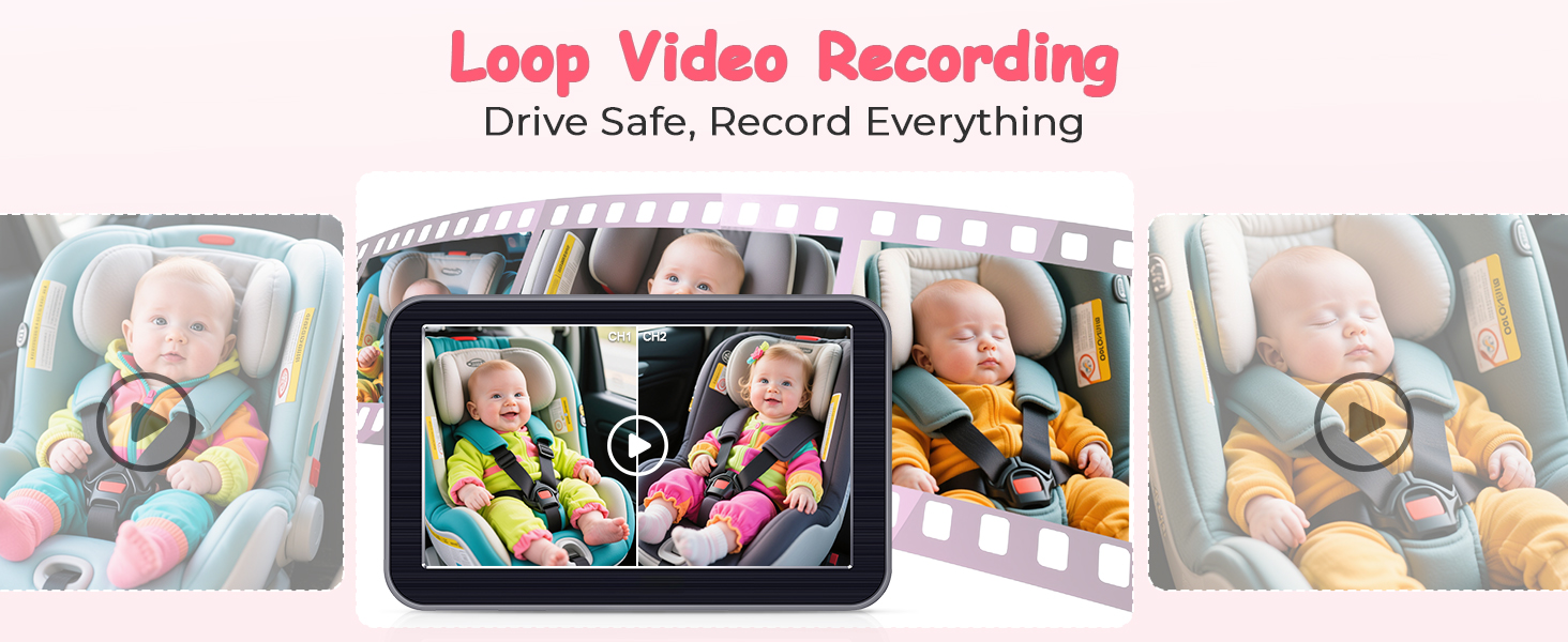 backseat camera for 2 kids