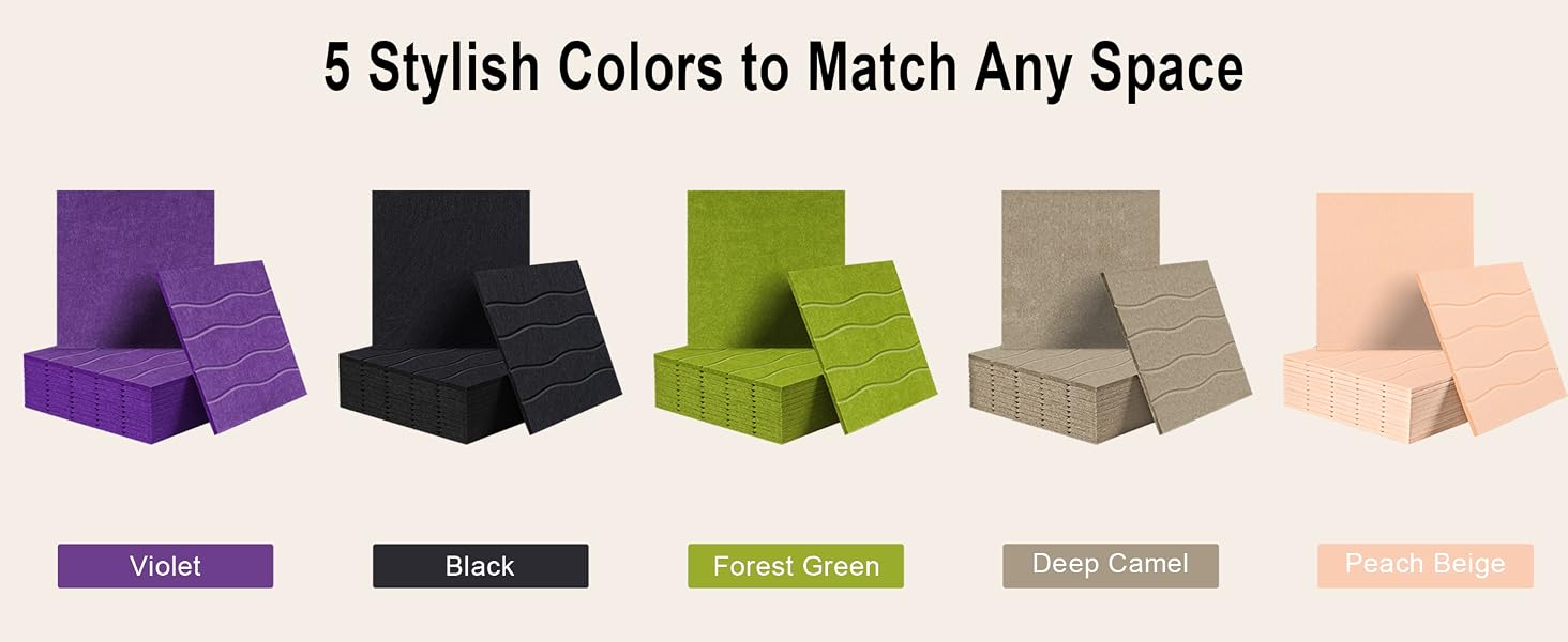 Felt Bulletin Board Tiles 12 Pack, 48" x 36" Cork Board Alternative