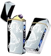 Arc Lighter, Smart Electric Lighter, USB Rechargeable Lighter Windproof Flameless Lighter Lightwe...