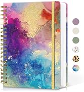 Lined Spiral Notebook Journal for Work, 300 Pages Thick B5 (7.1
