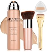 AIUEO Magic Minerals Airbrush Foundation Makeup Silky Mist Spray Foundation Makeup Airbrush Flawl...