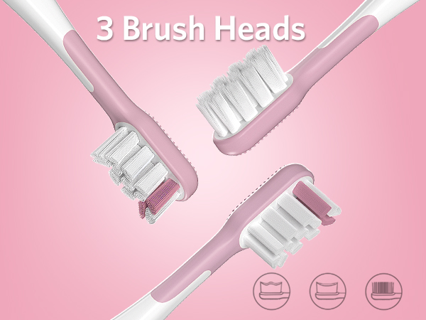 3 Brush Heads