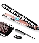 DORISILK 500 Degree High Temp Professional Hair Straightener,30s Fast Heating Ceramic Flat Iron ,...