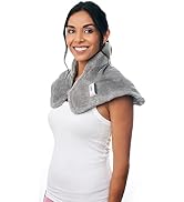 Pure Enrichment PureRelief Cordless Neck and Shoulder Heating Pad - 4 Heat Settings, 2-Hour Porta...