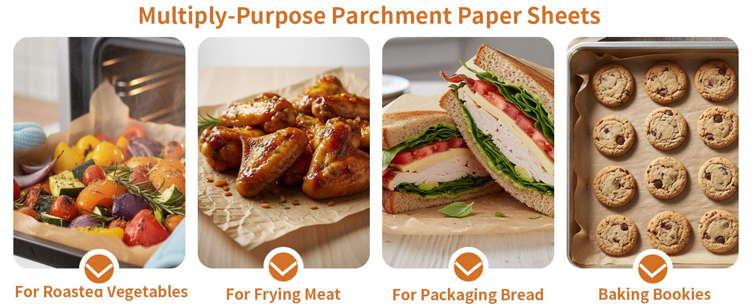 parchment paper sheets