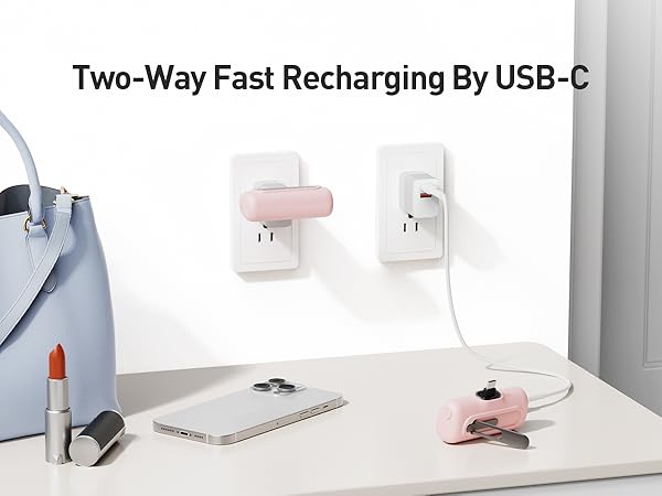 iWALK Small Portable Charger white