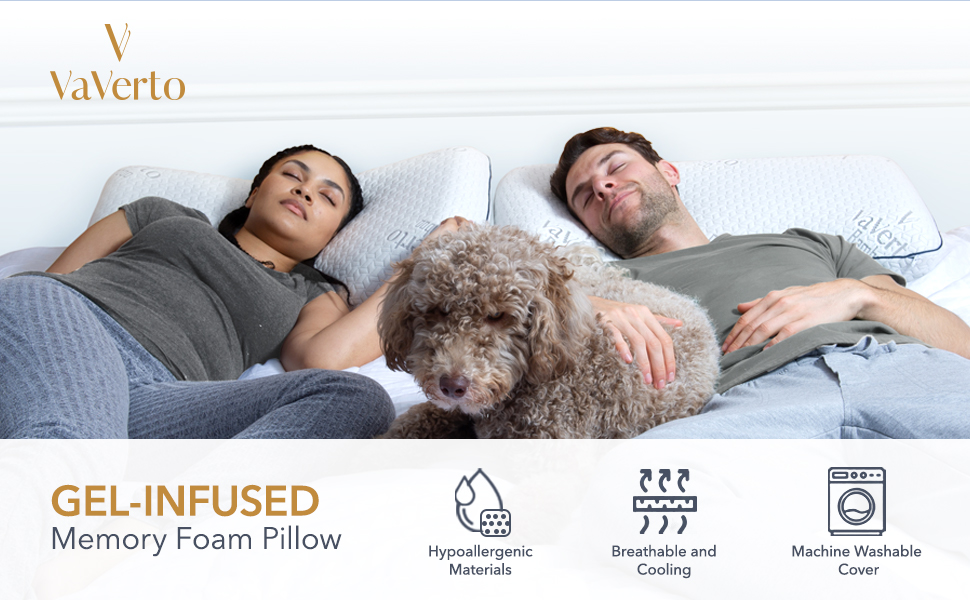 Gel-Infused Memory Foam Pillow