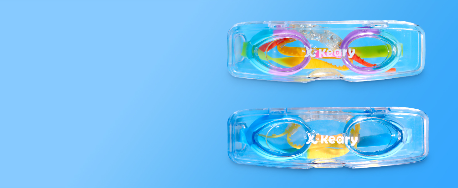kids goggles with case