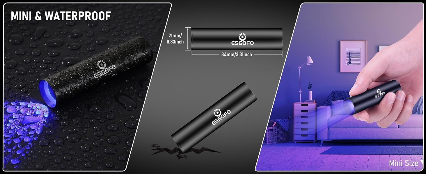 ESGOFO UV 365NM MINI FLASHLIGHT