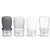 WXOIEOD 1 oz Travel Bottles, Leakproof Silicone Squeeze Bottle Mini Travel Size Container for Toi...