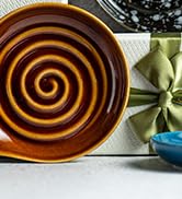 LAUCHUH Spoon Rest, 5 inches Large Ceramic Spoon Rest for Stove Top Cooking Spoon Holder for Fath...
