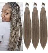 Brown Ash Braiding Hair Pre stretched Ez Braid Braiding Hair for Braids