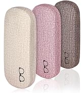 RayLove 3-Pack Hard Shell Eyeglasses Case Large Reading Glasses Hard Case
