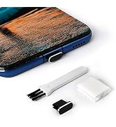 PortPlugs USB-C Dust Plugs (2-Pack) Aluminum - Compatible w/iPhone 15, Galaxy S24, S23, S22, S21,...
