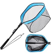 FLISSA Floating Fishing Net, Folding Fish Net for Portablity and Storage, Durable Landing Net for...