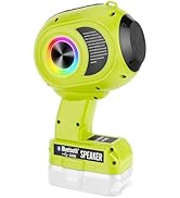 GRVODFRTA Wireless Bluetooth Speaker Compatible with Ryobi ONE 18v Battery, TWS Paring, BT5.3, AU...