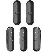 Super Mini Walkie Talkies, Small Secure Clip-On Two Way Radio, Portable Walkie Talkie with Earpie...