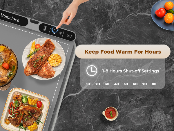 food warming mat for buffet heating pad tray roll up hot plate to keep warm home kitchen heated