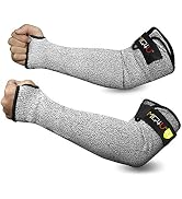 MIG4U Cut Resistant Sleeves Arm Guards Safety Protection with Thumb Holes for Men and Women Yard ...