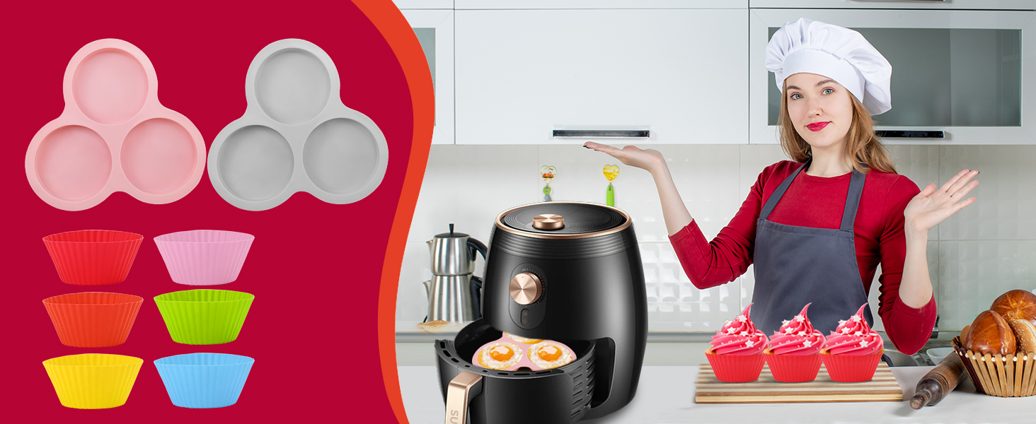 Silicone Air Fryer Egg Pan