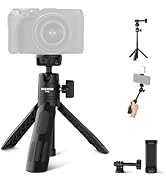 NEEWER Basics Mini Desk Selfie Stick Tripod Compatible with iPhone GoPro Insta360 DJI, Portable S...