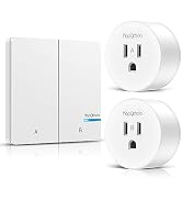 HAPYTHDA Remote Control Outlet Plug, 15A/1500W Wireless Light Switch for Lights, Fans, Projectors...