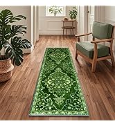 Yancorp 16"x47" Kitchen Runner Rug Narrow Boho Runner Rug Non Slip Washable Kitchen Rug for Floor...