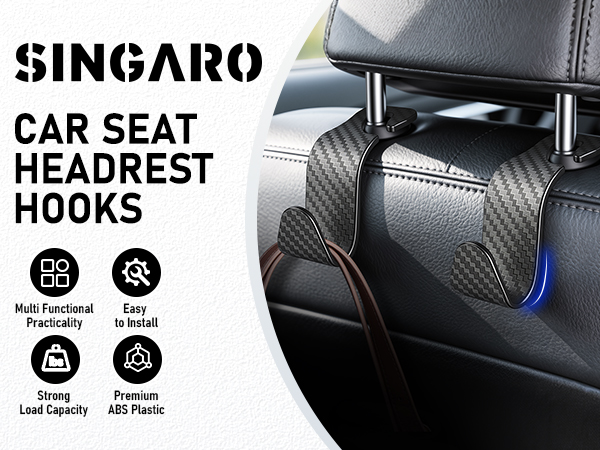 car seaat headrest hooks