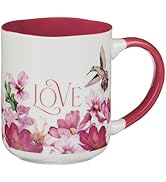 Christian Art Gifts Inspirational Scripture Ceramic Coffee & Tea Mug for Women: Love Encouraging ...