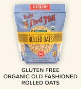 Bob's Red Mill Gluten Free Organic Old Fashioned Rolled Oats - 32 oz (Pack of 4)