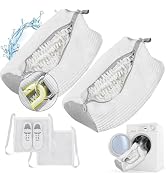Shoe Washing Machine Bag, Shoe Laundry Bag for Washer and Dryer, Include Dry Net Bag, Reusable an...