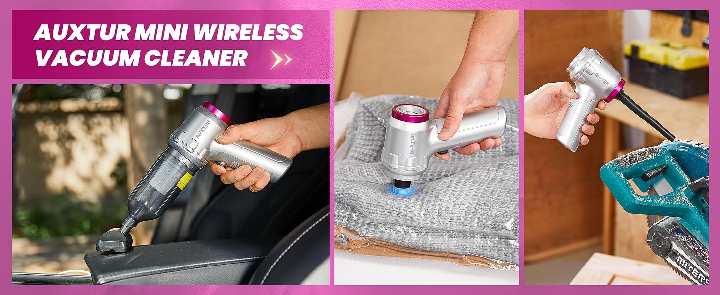 portable cordless car cleaner vacuum