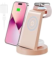 3 in 1 Charging Station for Apple Device, Wireless Charger for iPhone 16 15 14 13 12 11 Pro Max &...