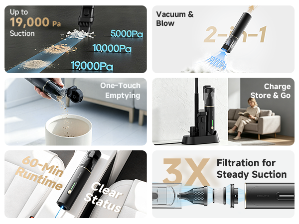 DREAME VBP20-B Cordless Vacuum Cleaner