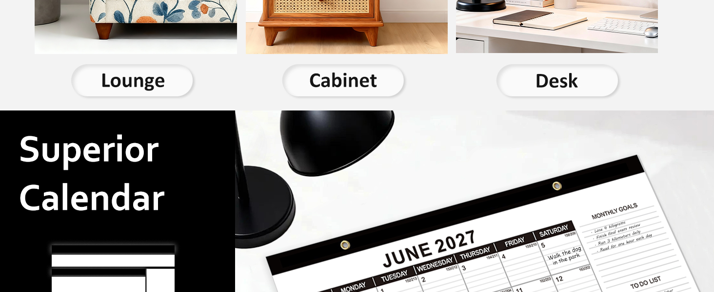 desk calendar