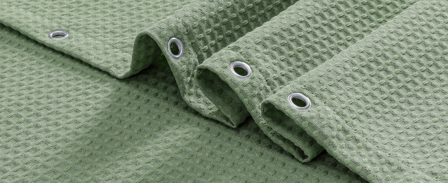 sage green shower curtain