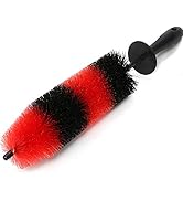 TAKAVU Master Wheel Brush, Easy Reach Wheel and Rim Detailing Brush 18’’ Long Soft Bristle, Car W...