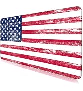American Flag XXL Extended Mouse Pad, Patriot Large Laptop Pad, Waterproof, Non Slip, Gaming Offi...