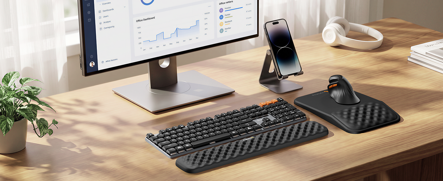 ergonomic mouse pad