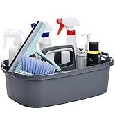 Haundry Large Cleaning Caddy with Handle, Tool Storage Basket Organizer, Sturdy Pail Bucket Organ...