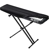 YNester Piano Keyboard Dust Cover - 88 Keys Stretchy Adjustable Electric Piano Music Keyboard Cov...