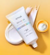 Anua Mineral Weightless Finish Sunscreen SPF 50, Broad Spectrum, Zinc-Based for Sensitive Skin, L...