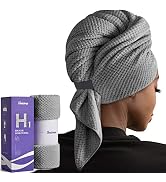 Umisleep Extra Large Microfiber Hair Towel for Women Long, Curly, Thick Hair, Super Soft Anti Fri...
