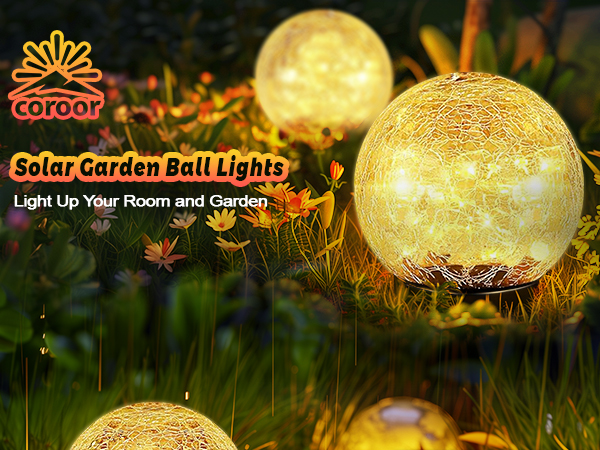 Garden Solar Ball Lights Outdoor Waterproof