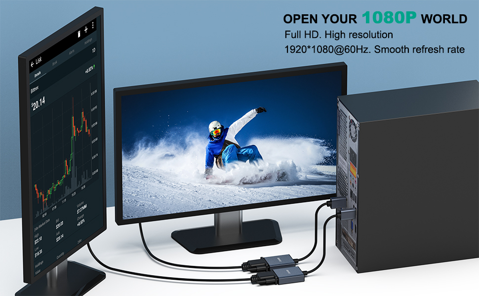 displayport to vga adapter