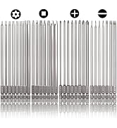 30 Pcs Long Magnetic Screwdriver Bit Set 4 Inch, Mixiflor 1/4 Inch Hex Shank S2 Steel Magnetic 4 ...