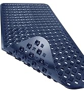 Yimobra Original Bath Shower Mat for Tub, Non Slip Bathtub Mats with Suction Cups, Drain Holes, M...
