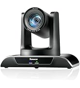 Tenveo HDMI/USB3.0/LAN(PoE) PTZ Camera AI Humanoid & Face Auto-Tracking, 20X Optical Zoom PTZ Cam...