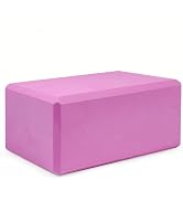 Yoga Block, Large Yoga Block 9x6x4 Inches, Sturdy Yoga Foam Blocks, High Density & Non Slip Surfa...