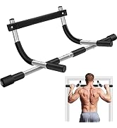 Pull Up Bar for Doorway, Upgrade Chin up Bar for Doorway Without Screws, Portable Strength Traini...